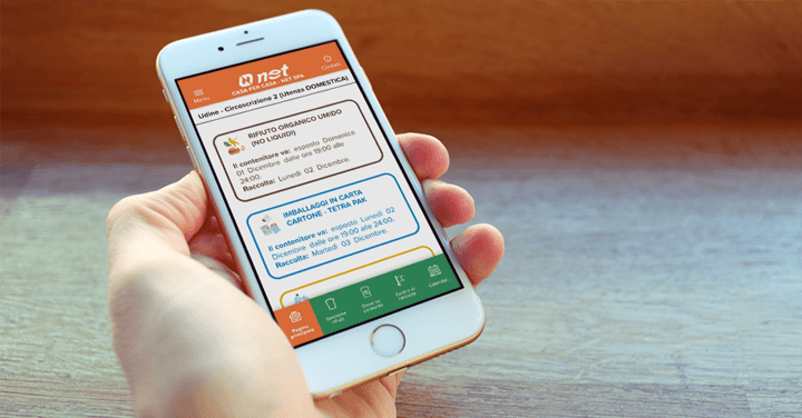 Un'app per chi vuol riciclare facile con Net S.p.A.